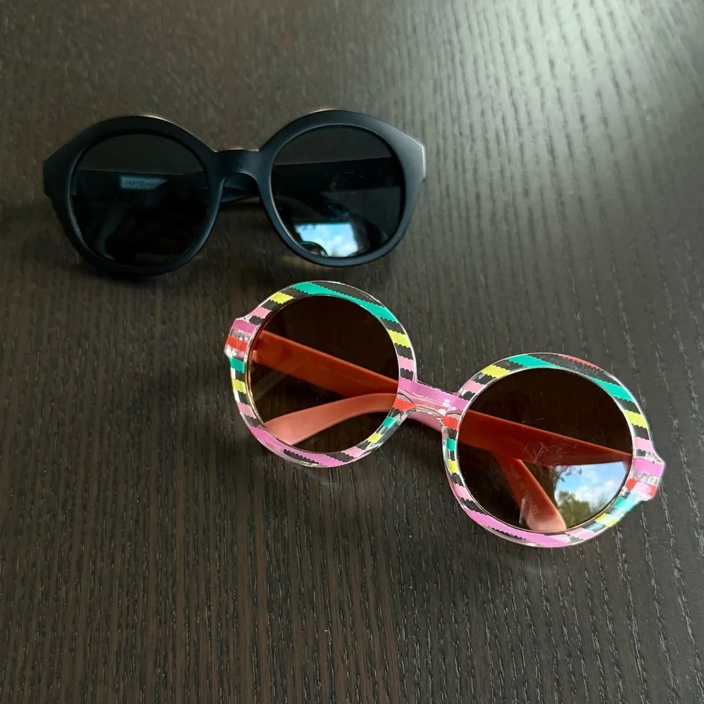 Colorful Round Sunglasses Set